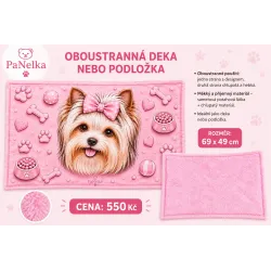 Oboustranná deka pro mazlíčky