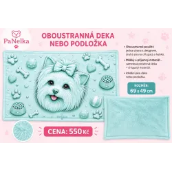 Oboustranná deka pro mazlíčky