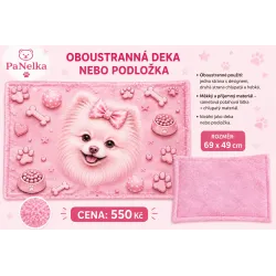 Oboustranná deka pro mazlíčky