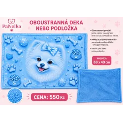 Oboustranná deka pro mazlíčky